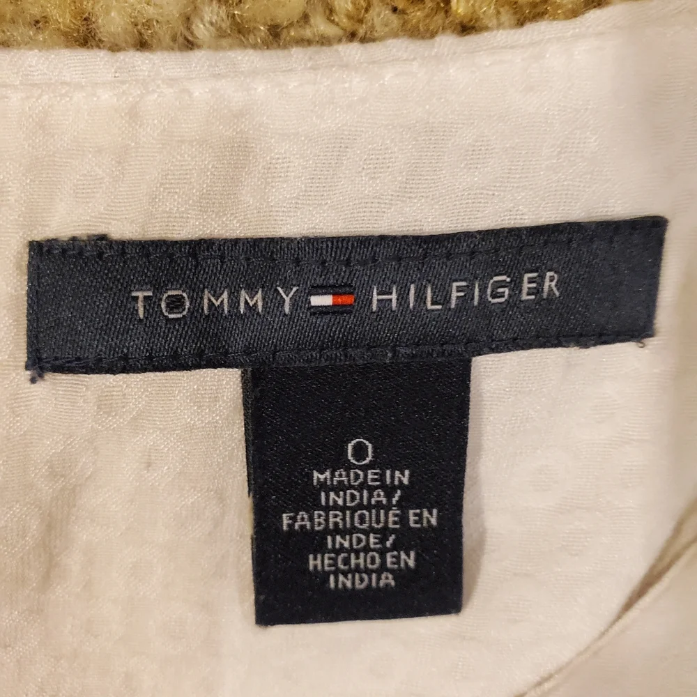 Tommy Hilfiger two color sleeveless dress sz 0 - Picture 4 of 6